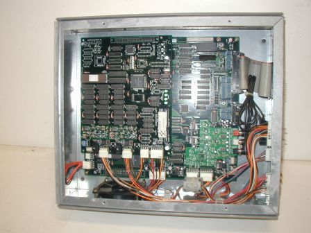 Konami / Teraburst Main PCB with PCB Cage (No Top Cover) (Was Working When Machine Came In / But Not Recently Tested / Sold As Is) (Item #7) $129.99