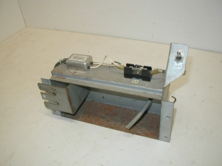 Namco / Dirt Dash Sitdown - Power Cord Box With Cabinet Switch / Line Filter and Fuse Holder (Item #15) $34.99