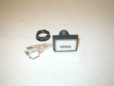Rectangular Lighted Open Button (Item #38) $3.99