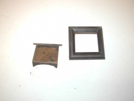 Coin Controls Metal Coin Return Bezel and Flap (Rusty On Flap) (Item #28) $7.99
