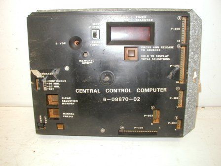 Rowe R 84 Jukebox Central Control Computer Board With Mountimng Plate (6-08870-02) (Untetsed / Most Likely Not Working) (Item #41) $19.99