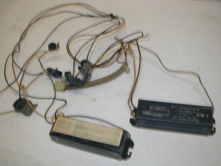 Rowe R-85 Jukebox Florescent Door Lamps / Ballasts / Bulb Holders And Harness (Tested OK) (Item #243) $54.99