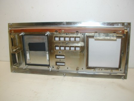 Rowe R85 Jukebox Front Door Panel (6-08952-01) (Drilled Fo Bill Acceptor Blanking Plate (Item #205) (Back Image)