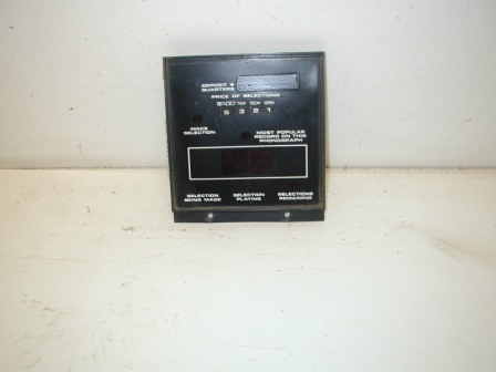Rowe R85 Jukebox Selector Display (6-08963-01) (Untested / Sold As Is (Item #195) $14.99