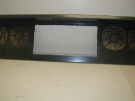 Wurlitzer 3100 Jukebox Top Lid Metal Section (One Speaker Grill Tab Broken) (Item #91) (Image 3)