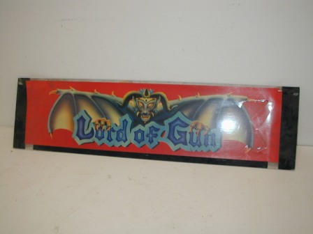 Lord Of Gun Marquee (Stuck On A Piece Of Plexiglass / Also Cracked)