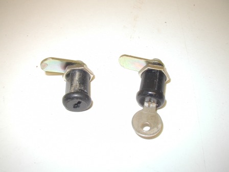 2 Used 7/8 Locks and One Key (Keyed Alike) (Item #10) $5.99
